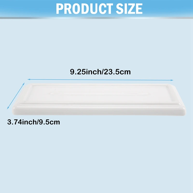 Rectangular Ceramic Tray Plate White Porcelain Rectangular Plate Mouthwash Cup Tray Bathroom Living Storage Tray 6