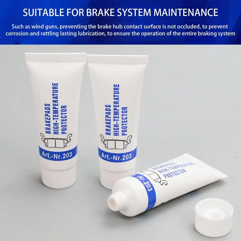 15g Brake Grease Lubricant Brake Fluids Parts Lubricant Stable Grease Automotive Assembly Lubricants car lubricant grease lubricant