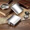 High Quality Stainless Steel Hip Flask Portable Container Whisky Flagon Convenient Leakproof Drinking Bottle Outdoor Hip Flask 2