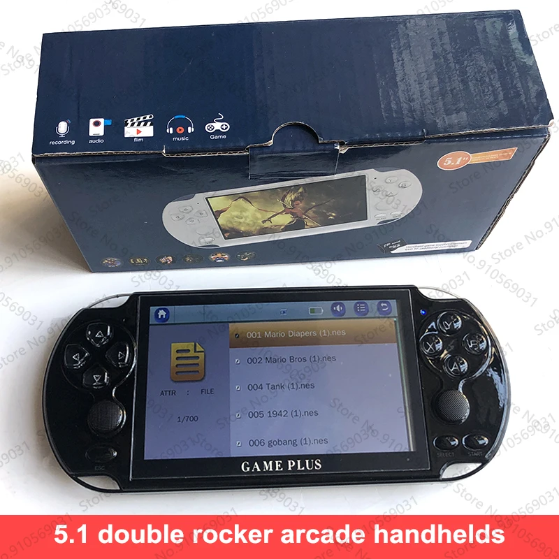 inch 8GB X9 handheld game player Video Game Console Player for