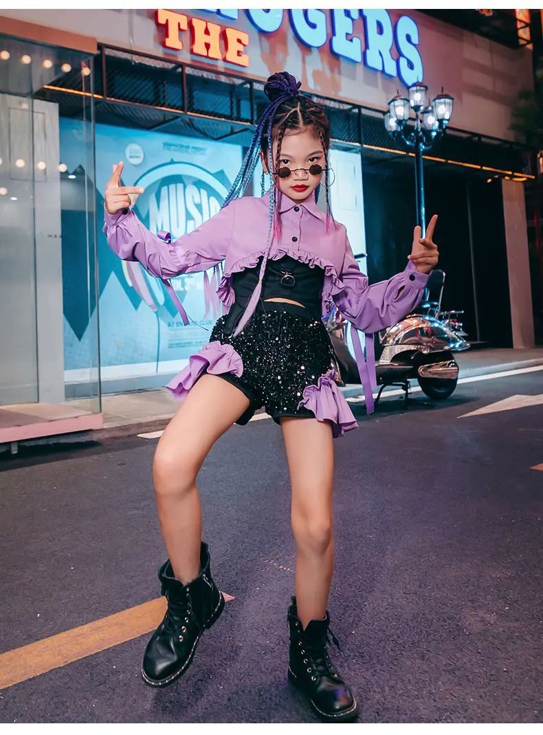 Pantaloni Glitter Per Bambini - Unisex, Brillanti, Per Dance, Hip Hop E Feste - Foto 4