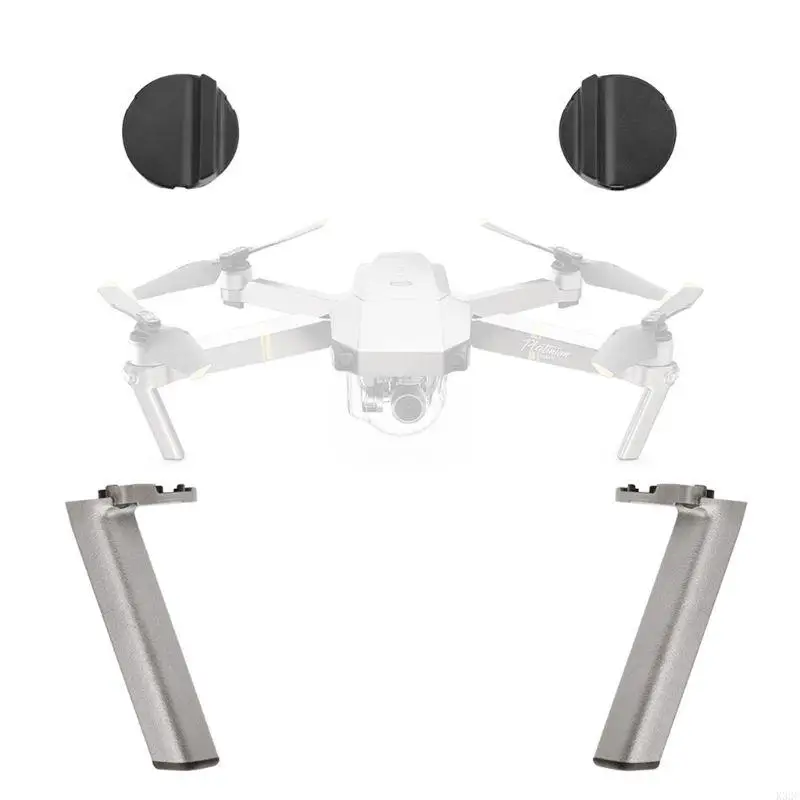 Jeu de 4 pieds de trépied en plastique pour drone Mavic - Pièces de rechange