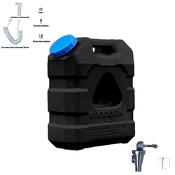 21L Portable Water Storage Container with Spigot (Black tank - 1)