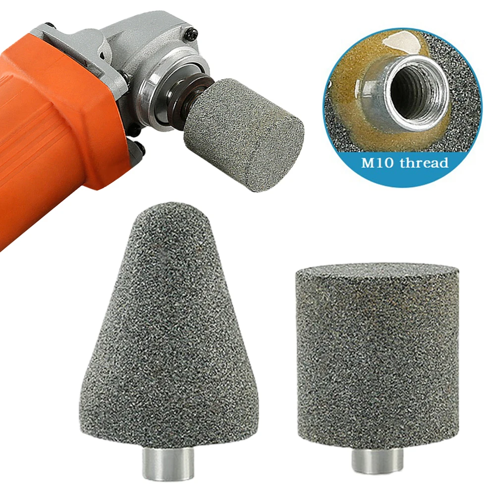 

Grinding Wheel Head M10 Hole Thread Chamfer Countersink Bit 70 Grit For Stone Carving Polishing For 100 Type Angle Grinder Parts