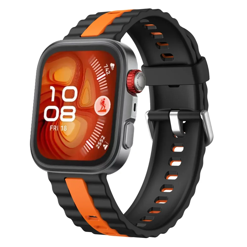 Sprot Two-Color Silicone Strap Bracelet