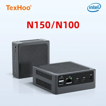 TexHoo Mini PC Intel N150 N100 N95 Supporta fino a 16 GB DDR4 512 GB SSD Dual HDMI Computer da gioco desktop 1