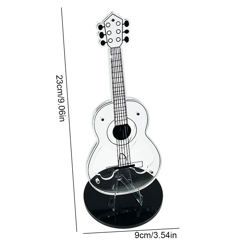 Acrylic Guitar Pick Holder Guitar Pick Display Stand Storage Rack Accessories for Electric Bass Ukulele Lover