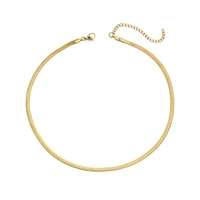 Gold Color Stainless Steel Necklaces For Unisex Waterproof Filmy Snake Chain Herringbone Choker Men Necklace Women Jewelry Gift 3