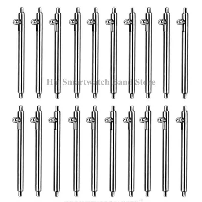 Premium Metal Quick Release Spring Bars - Set of 20