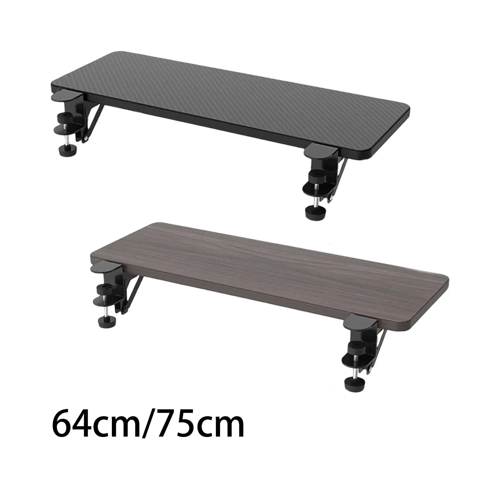 Braçadeira na Bandeja do Extensor de Mesa Resistente c Braçadeira de Montagem Ergonômico Placa de Extensão de Mesa Cotovelo Braço Suporte para o Trabalho de Mesa Quadrado