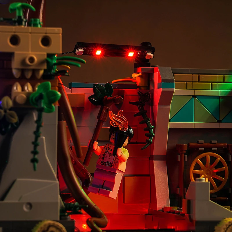 Set di illuminazione per LEGO® 77015 Tempio dell'Idolo d'Oro