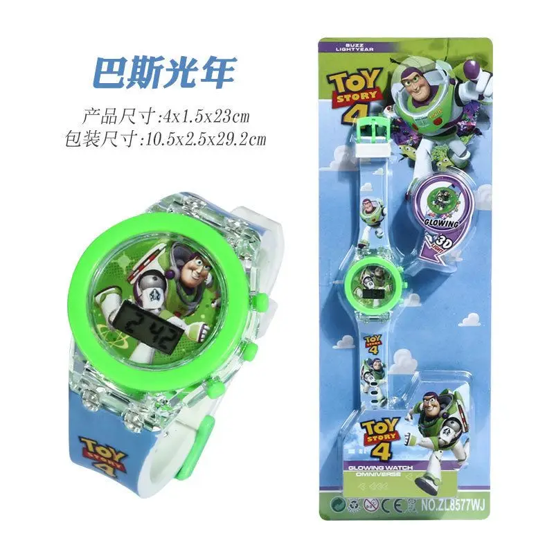 Montre Lumineuse Buzz L'Éclair Toy Story 4 pour Enfants