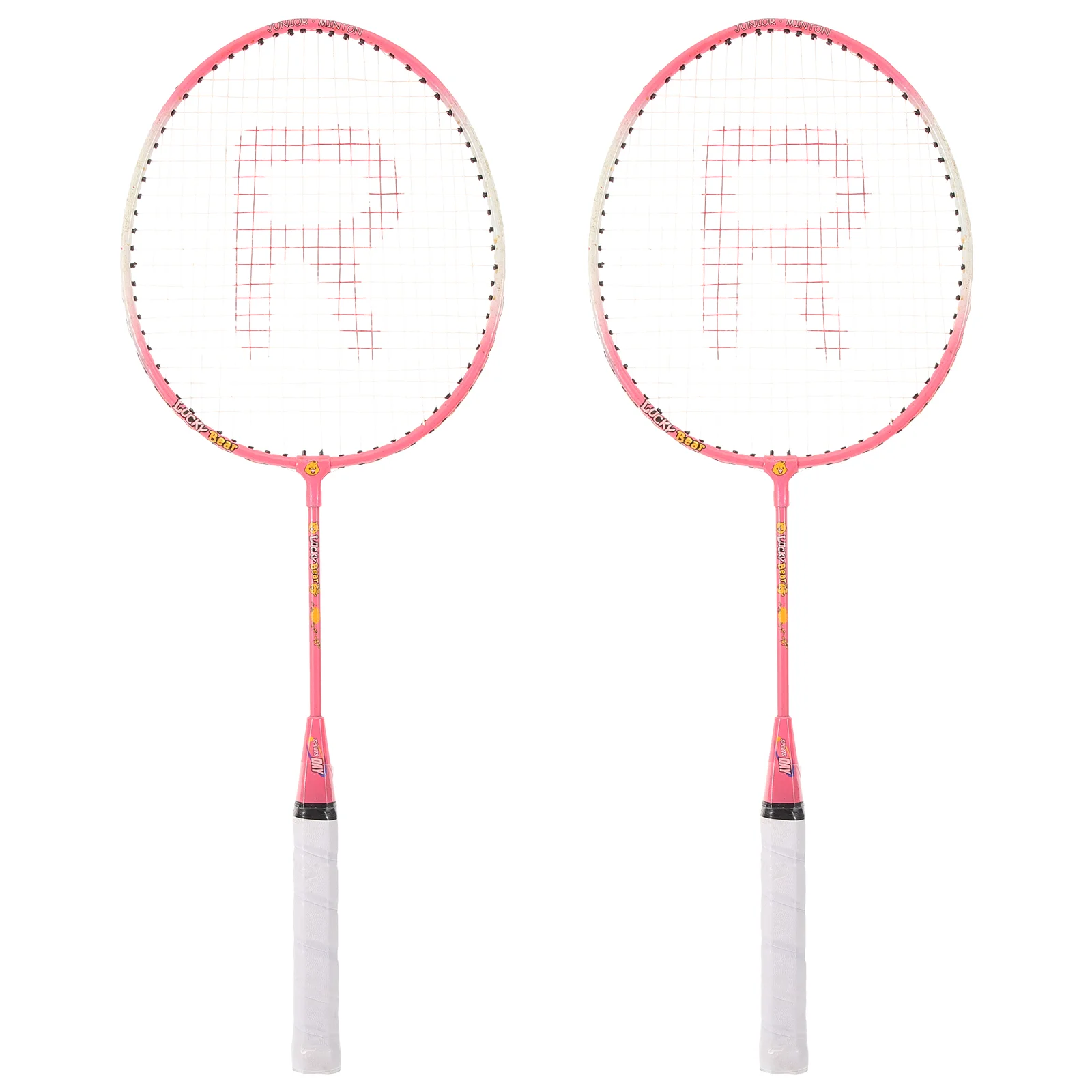 

Ракетка для бадминтона из алюминиевого сплава, легкая прочная тренировочная ракетка для бадминтона с высоким натяжением, для детей ()