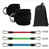 Ankle Straps Resistance Bands Set Fitness Workout Yoga Exercise Equipment Glutes Legs Strength Training for Gym Man Woman 5