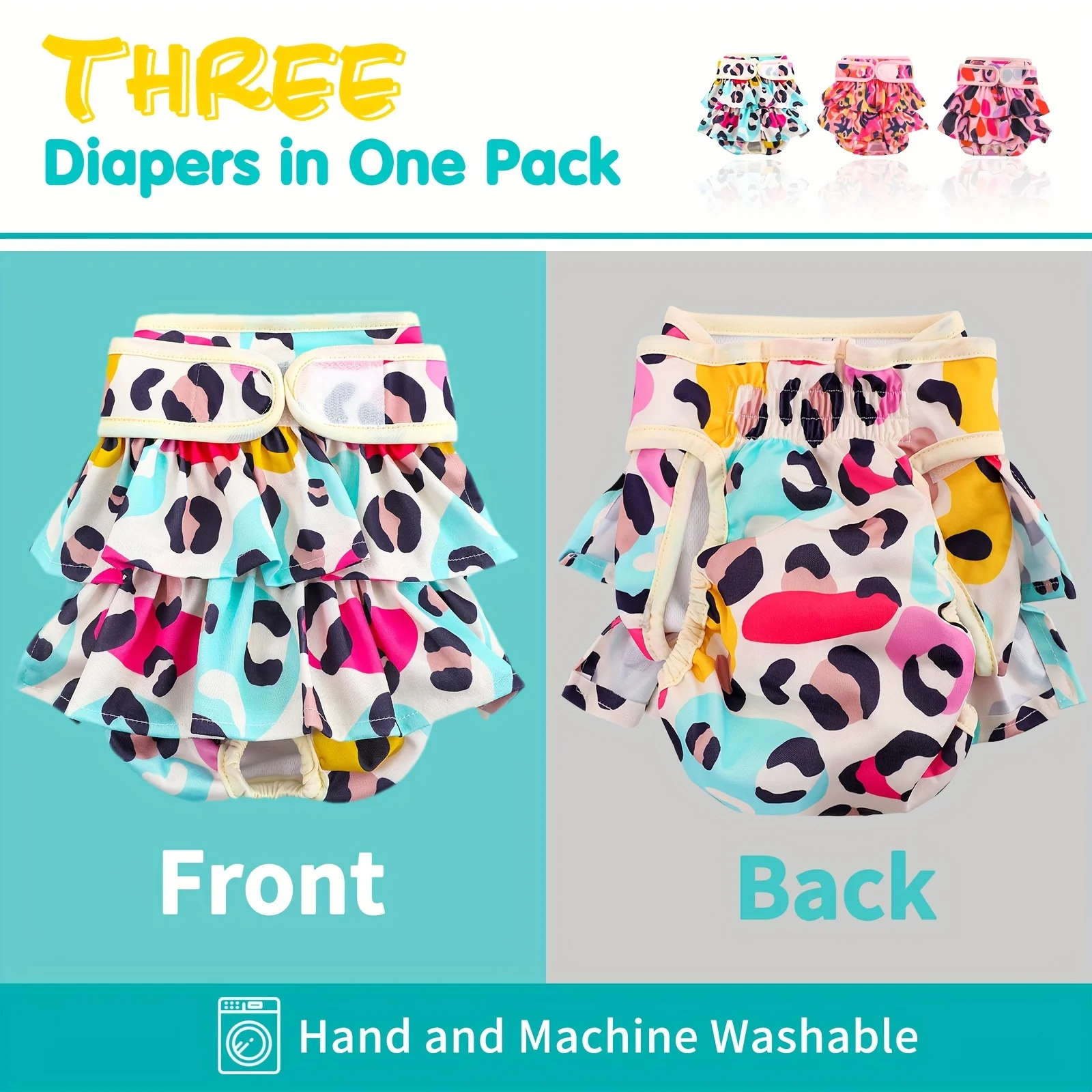 Dog Diapers Washable Reusable Dog Diapers for Small Medium cat Printing Shorts Physiological Pant dog diapers,pet diapers,dog nappies,dog shorts