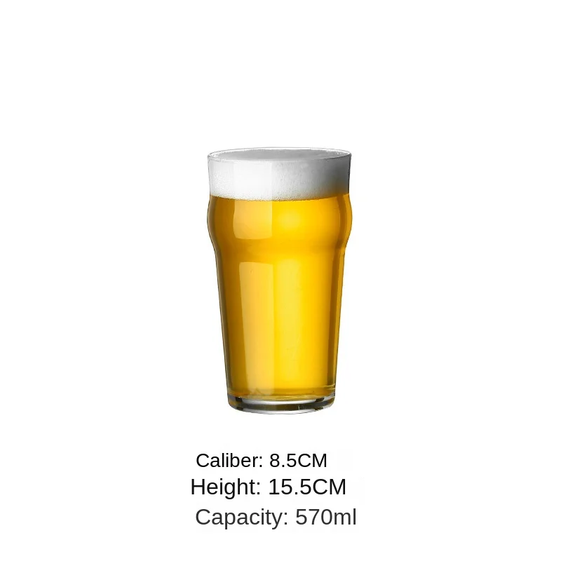 

Wheat craft beer mug pint glass tempered thickened oversized hero mug with handle can be printed LOGO