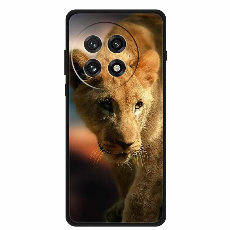 Colorful Splicing Cartoon Soft Silicone Black Cover - Fashion Protective Case