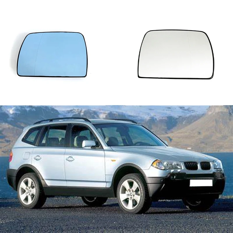 

Широкоугольное синее зеркало с подогревом для BMW X3 E83 2003 2004 2005 2006 2007 2008 2009