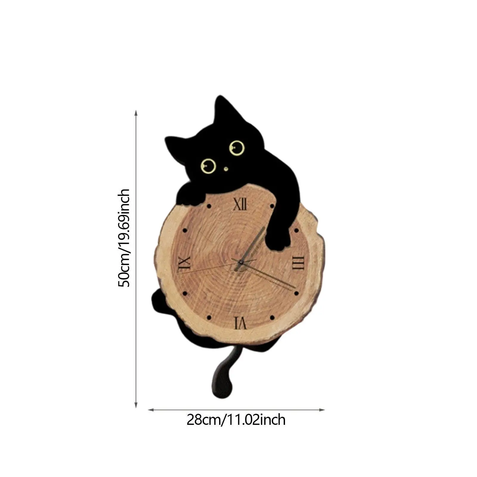 Cute Wooden Wall Clock Non Ticking Silent Hanging Clock for Home Living Room Dining Room Kids Bedroom Decoration Cute Wooden Wall Clock Non Ticking Silent Hanging Clock for Home Living Room Dining Room Kids Bedroom Decoration