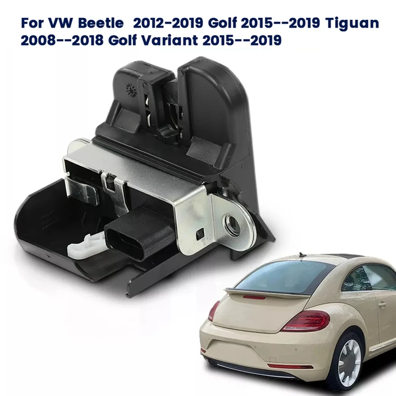 

Автомобильный задний багажник, замок, защелка 5M0827505E 5ND827505 для VW Beetle Golf Tiguan 2012-2019, задняя дверь, фотосессия 6RD827505