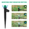 10/30Pcs Adjustable Spiked Sprinkler 8 Hole Bracket Dripper Garden Lawn Potted Flower Watering Irrigation Droplet Staked Emitter 5