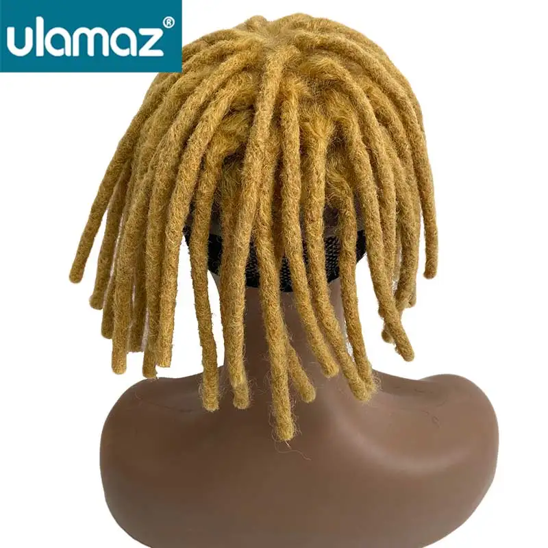 Dreadlocks Wig Man Full Lace Toupee 8