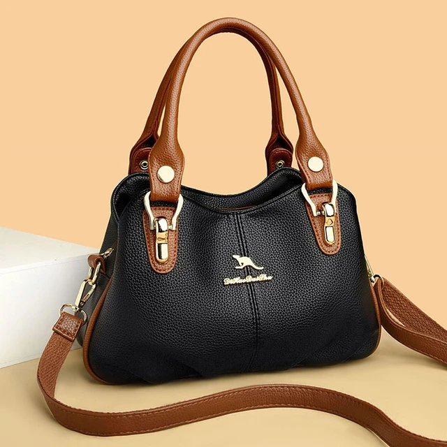 Handbag Bag Female Solid Bags, Female Bag Chain Handle