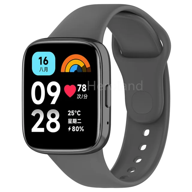 Z.DuDuZAZA Bandas compatibles con Xiaomi Redmi Watch 3 correas, [10  unidades] Pulseras de reloj de silicona suave para mujeres y hombres,  pulseras de