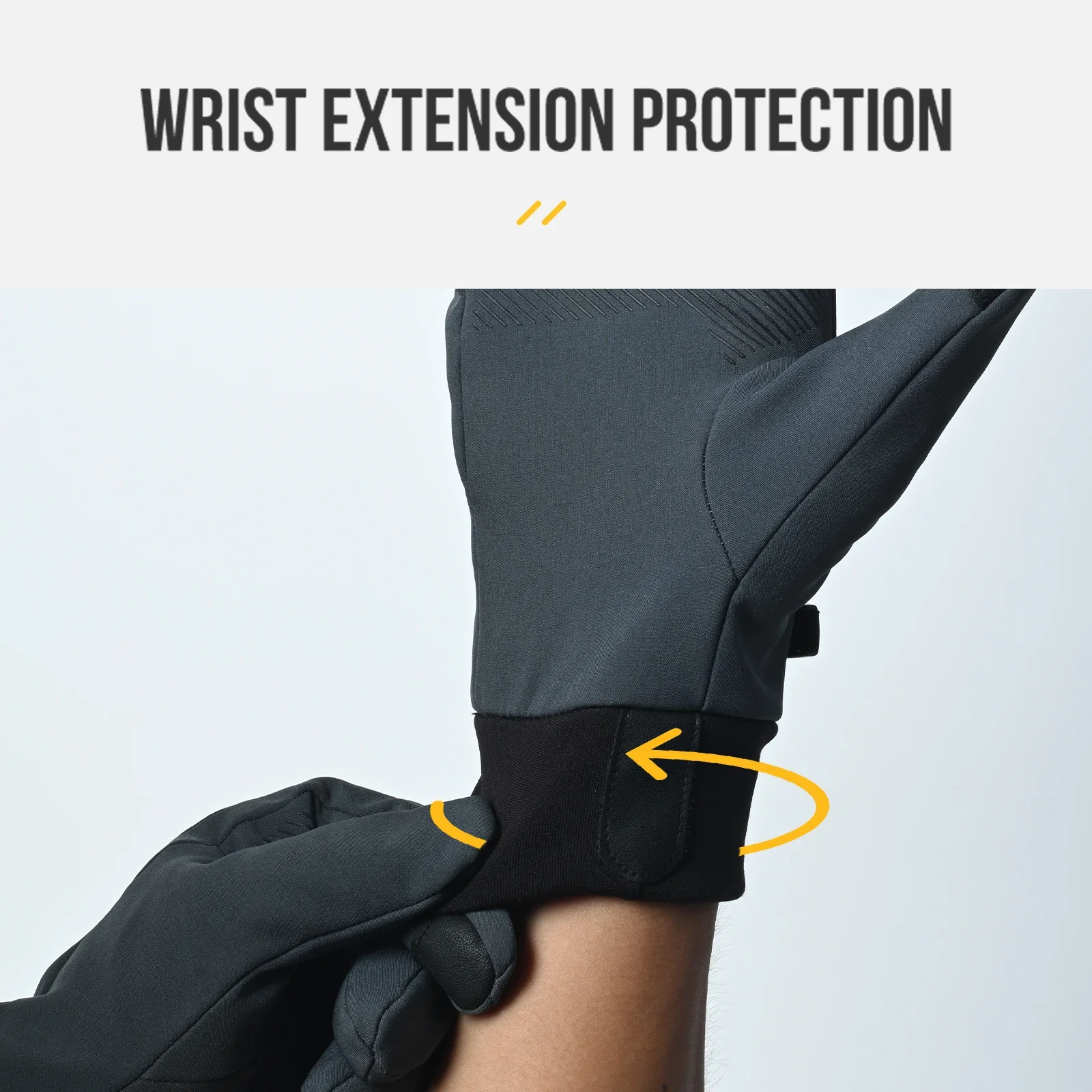AONIJIE Full Finger Warm Gloves Outdoor Windproof Anti Slip Gloves Two Finger Touchscreen for Running Cycling Camping M58 4