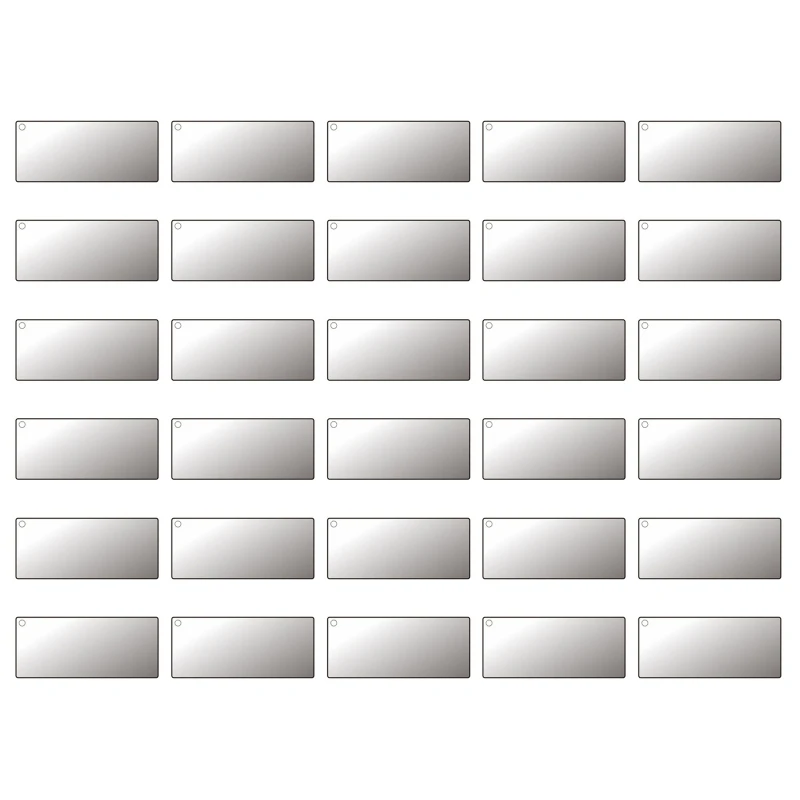 7cm rectangular