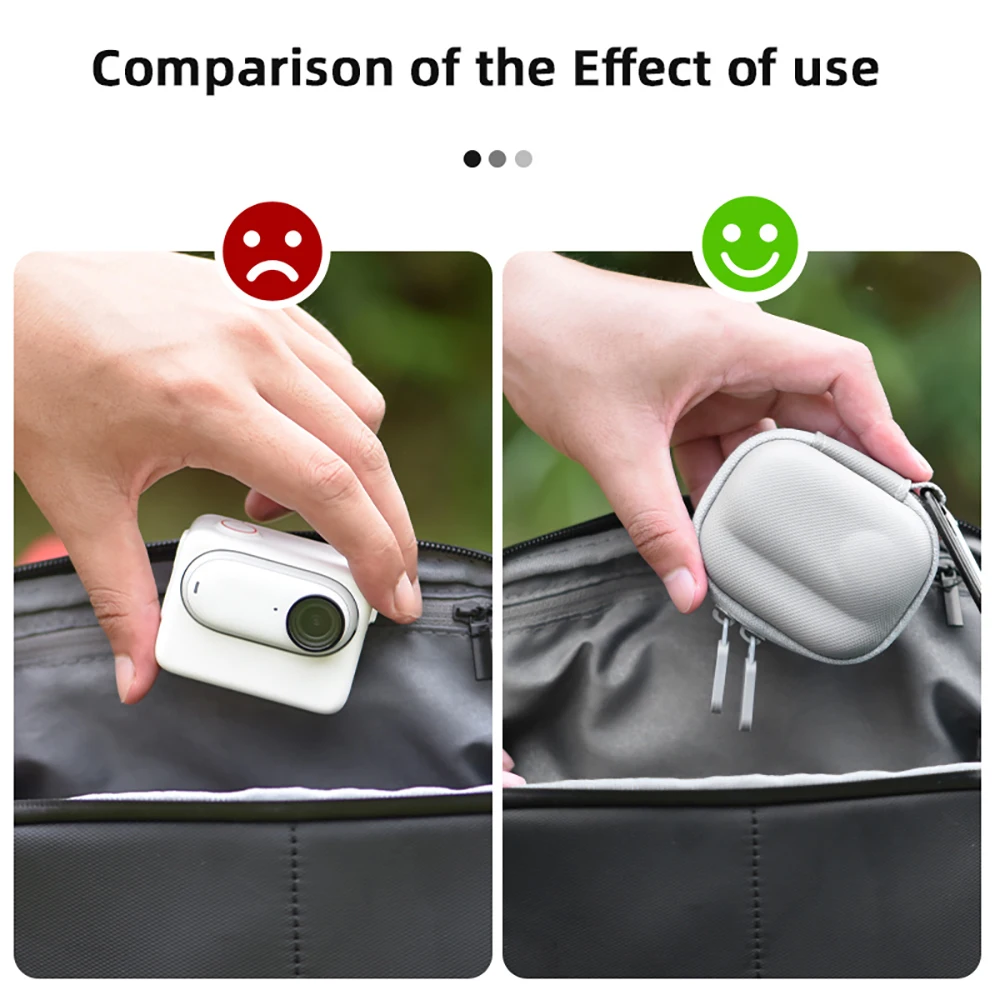 휴대용 케이스 미니 바디 백, Insta360 GO3/GO 3S 스포츠 카메라 보관 가방, 바디 보호 스포츠 카메라 가방 액세서리
