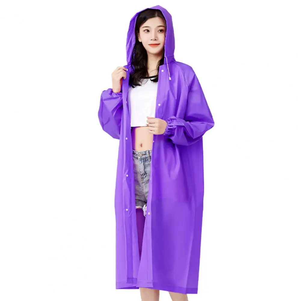 Raincoat Poncho Waterproof Hooded for Outdoor