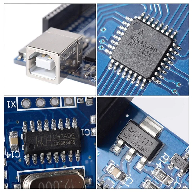 AU42-Arduino UNO R3  , ATMEGA328P ȣȯ ũ Ʈѷ    (̺ )