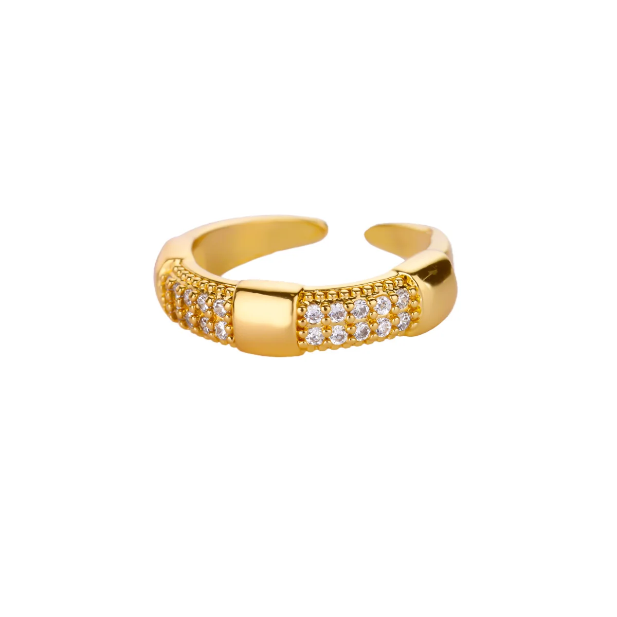 Zircon Rings Women Stainless Steel