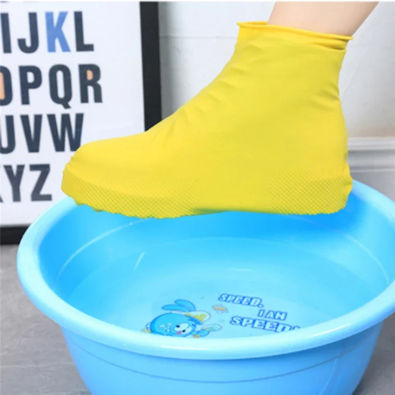 Boots Waterproof Shoe Cover Silicone Material Unisex Shoes Protectors Rain Boots For Indoor Outdoor Rainy Days Reusable