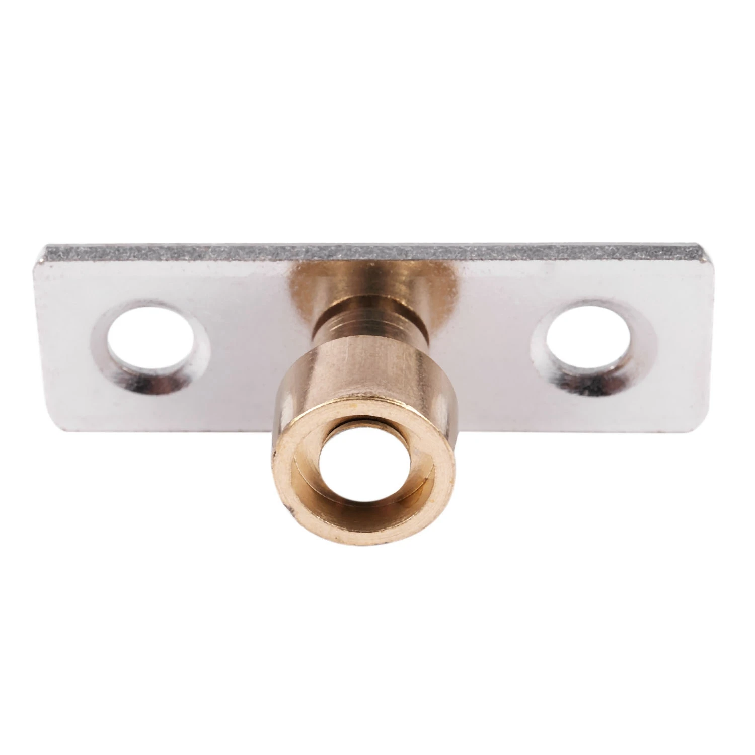 Guía de puerta corredera de madera, tapón localizador de Metal, 2 piezas, 12mm de diámetro