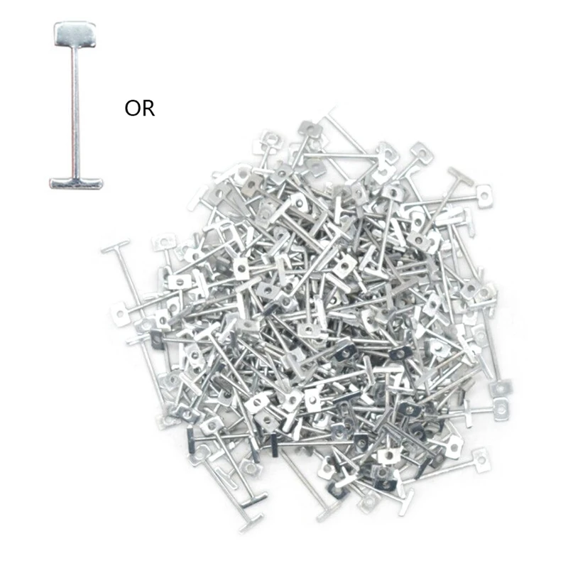 Tile Leveling System Tile Leveler Spacers Replaceable Steel Pins Ceramic Installation Tool with Wrenches