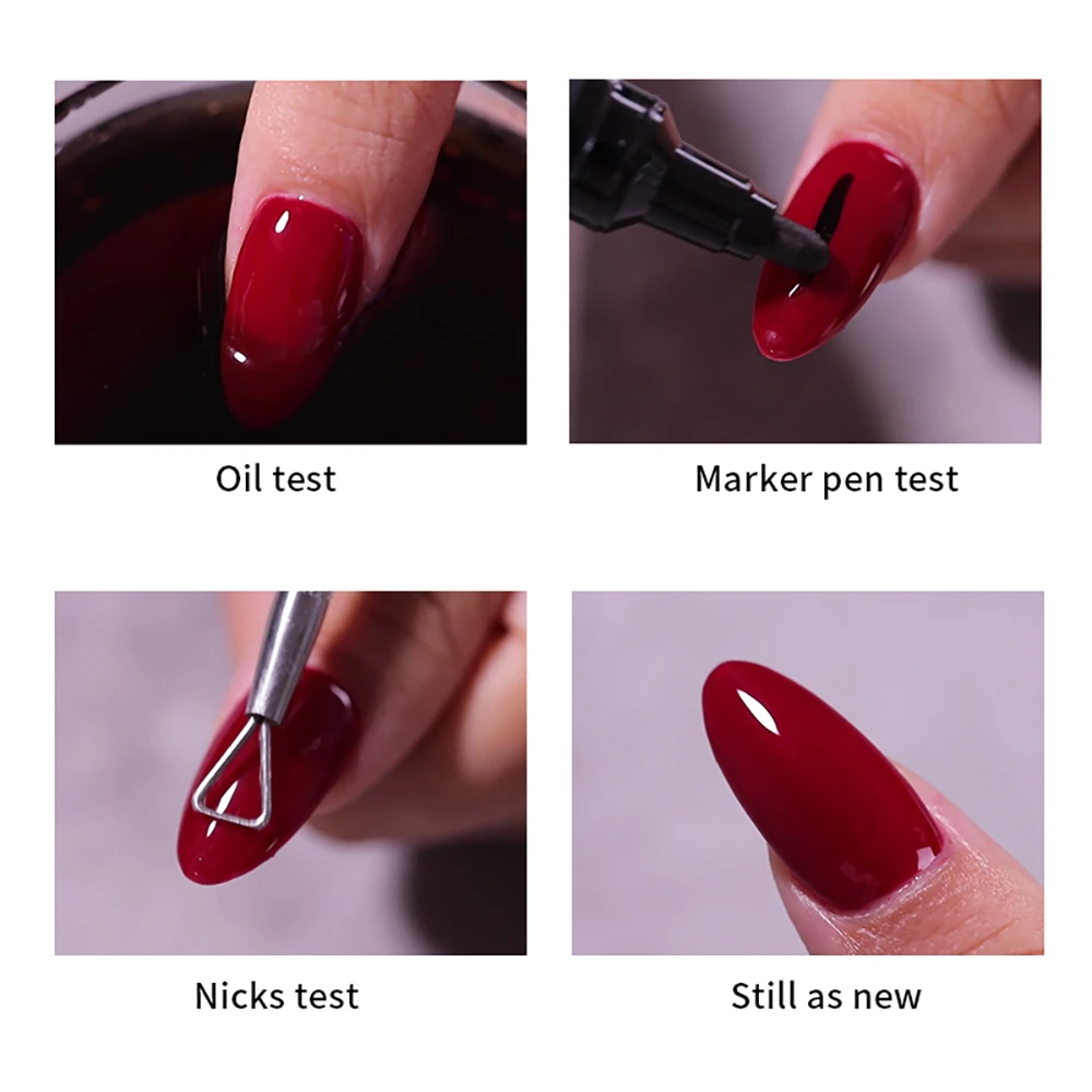 Vendeeni 15ml Diamond Top Coat For Gel Nail Polish Reinforce Long Lasting UV Soak Off Gel Varnish High Light Nail Art Primer Gel 4
