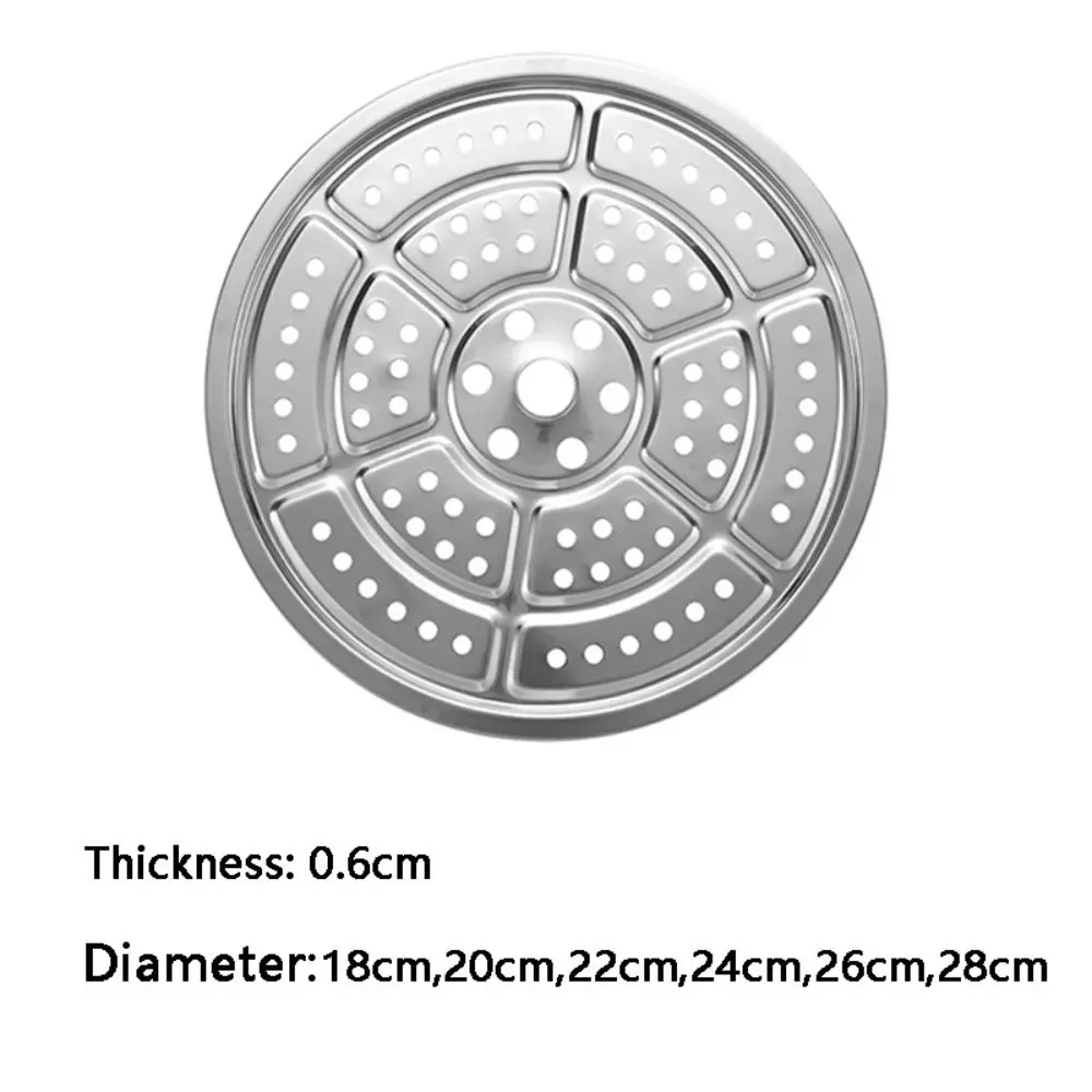 Round Stainless Steel Steamer Rack Household Rustproof Classic Steamer Tray Pressure Cooker Canner Rack Bread