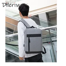 

Business Solid Color Men's Large Backpack Laptop Universal Big Capacity Bag USB Mobile Charging Be Hung Luggage Portable Package