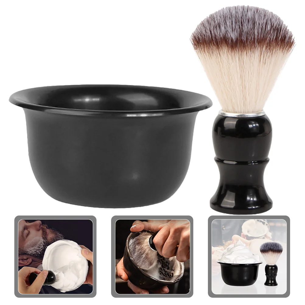 Shaving Cream Brush and Bowl Kit Mens Body Shavers for Suit Men's Accessories Abs Man Brushes