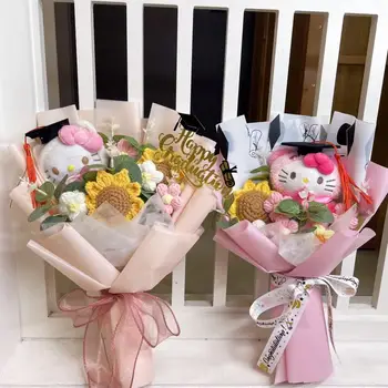 Cartoon Anime Plush Graduation Bouquet Gift 1