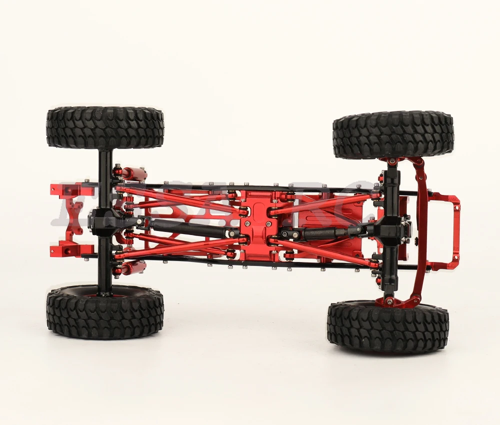 Axial SCX24 AXI00002 Wrangler Mini Model Car 1/24 RC Remote Control Climbing Car Off-road Car Metal Frame with Axles Wheel Hub 5