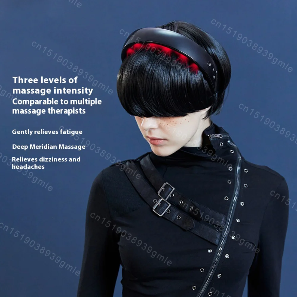 H2 Fashion Electric Head Massager Scalp Massager Portable Migraine Insomnia Release Head Massager for Deep Relaxation