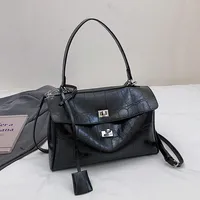 Sac à Main en Cuir group pour Femme, Marque de Luxe, Marron, Daim Givré, Fourre-Tout localité, à la Mode 2