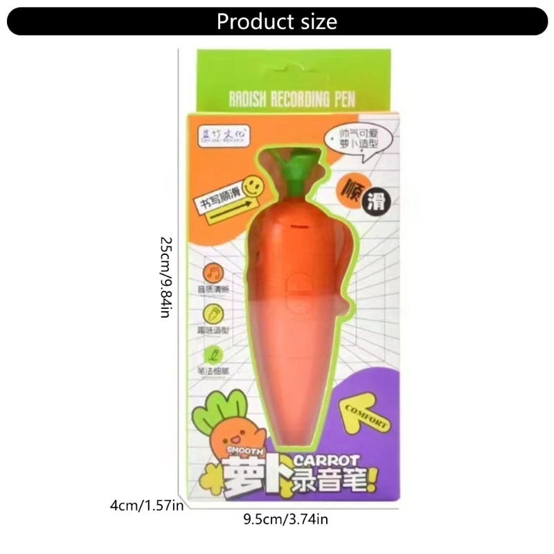 Kids Recorder Pen Toy Ballpoint Pen with Voice Recording Device Multifunction Recorder Writing For Kid 6＋ Learning