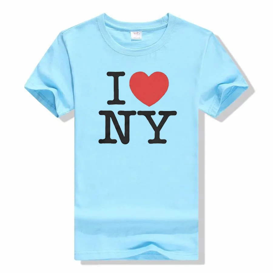I Love NY T-Shirt - Unisex Cotton Tee For Men & Women - View #4