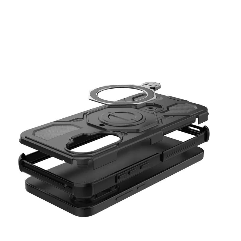 Luxury Magnetic Armor Case - Shockproof Magsafe Wireless Charging Cover