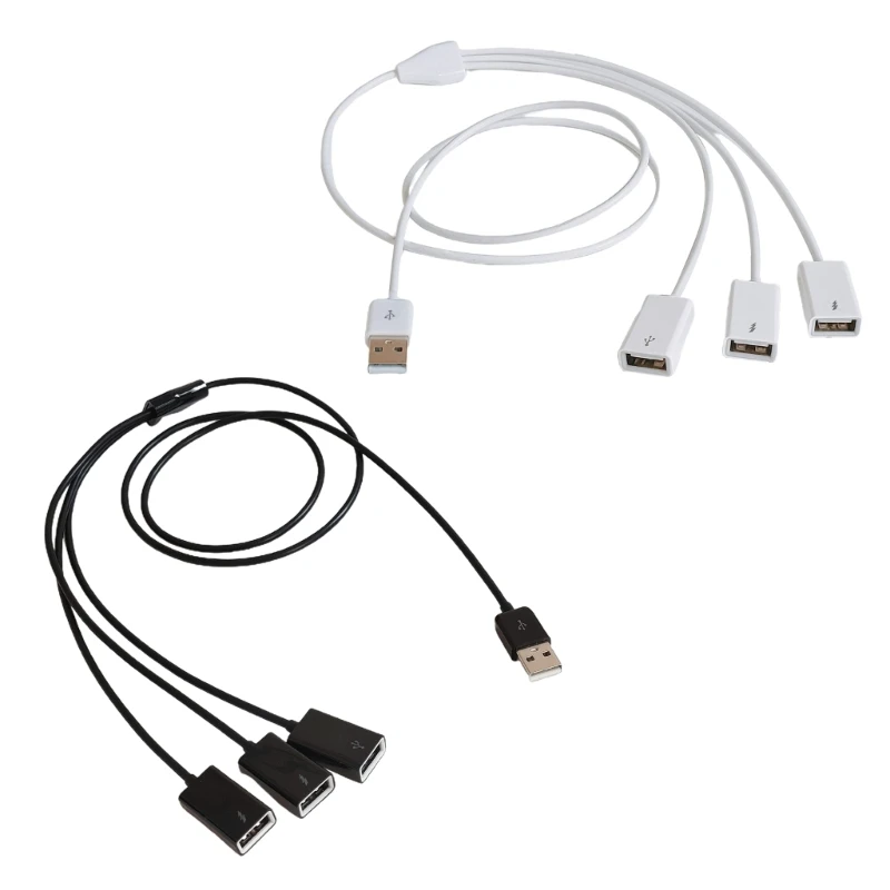 전문가-USB 연장 케이블 1-3 USB 분배기 노트북 용 다중 포트