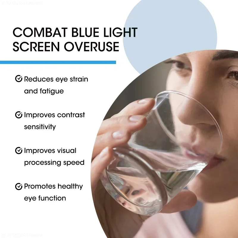 Lutein supplement with zinc grape seed Helps with vision health Blurry and dry vision Relieves eye fatigue Eye vitamins